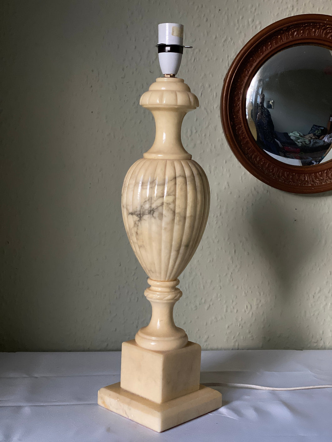 Alabaster table lamp