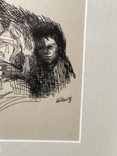 Load image into Gallery viewer, Athe kollwitz print of mother and two children circa 1920