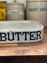 Load image into Gallery viewer, Edwardian Parnalls White Ironstone Grocers Slab Pure Butter