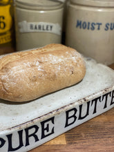 Load image into Gallery viewer, Edwardian Parnalls White Ironstone Grocers Slab Pure Butter