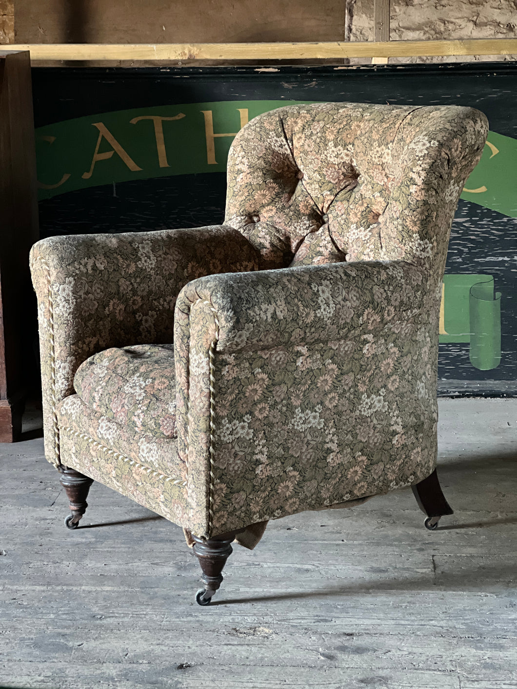 Country house armchair circa 1900