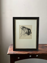 Load image into Gallery viewer, Athe kollwitz print of mother and two children circa 1920