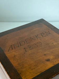 Antique souvenir box