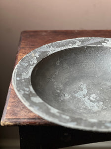 Circa 1700 pewter bowl