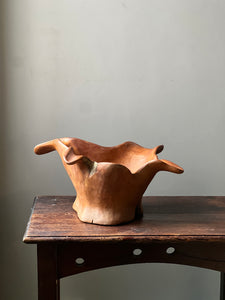 Teak root bowl