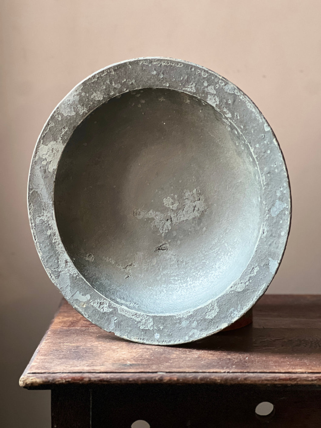 Circa 1700 pewter bowl