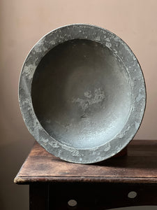 Circa 1700 pewter bowl