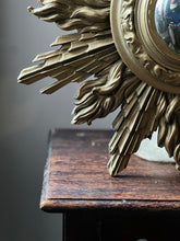 Load image into Gallery viewer, Sunburst gilt woodmirror circa 1950