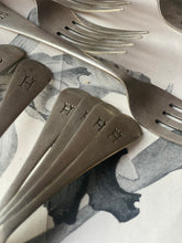 Load image into Gallery viewer, Monogrammed cutlery circa 1920