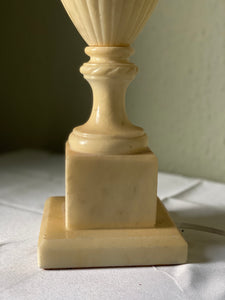 Alabaster table lamp