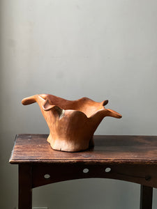 Teak root bowl