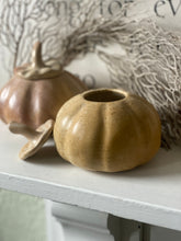 Load image into Gallery viewer, Pair of carved soapstone pumpkins circa 1960