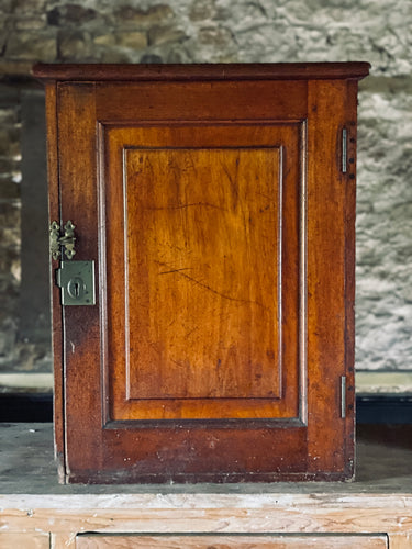 Circa 1900 mahogany wall cupboard